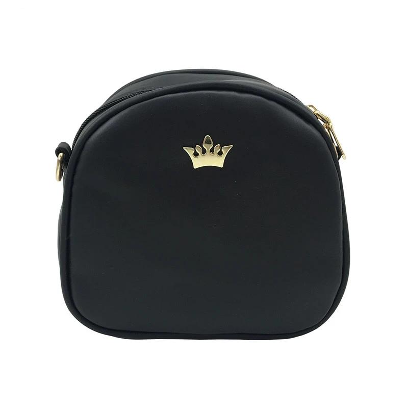 Mini Bolsa de Ombro de Couro